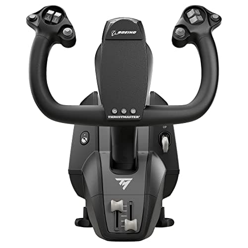 Thrustmaster TCA Yoke - High-Precision Flight Controller with Throttle Quadrant for PC and Xbox Series X|S | 787 Dreamliner 1:1 replica, pendular motion, 8.3-in travel, all-metal build, 18 action buttons, adjustable spring tension