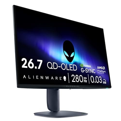 Alienware 27 Gaming Monitor - AW2725D, QHD (2560x1440), 280Hz, QD OLED
