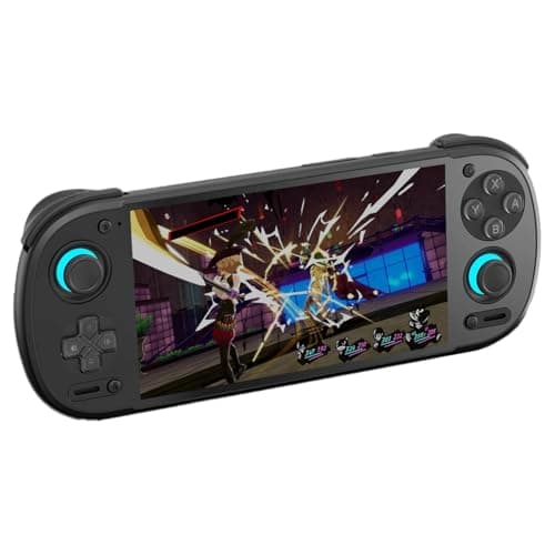 Retroid Pocket 6 Handheld Games Console - 5.5 Inch 120Hz 1080p AMOLED Screen, Snapdragon 8 Gen 2 Processor, 8GB RAM, 128GB Storage, Wi-Fi 7, 3D Hall Effect Joysticks Portable Android Gaming Player
