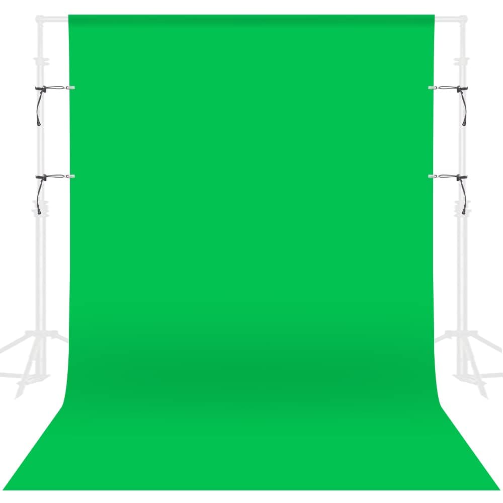 GFCC Green Screen Backdrop Background - 7x10FT Photography Backdrop Photo Background Screen for Video Recording Greenscreen Picture Photoshoot
