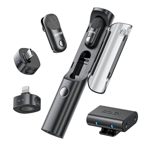 BOYA Magic Microphone for iPhone, Microphone Wireless(Stand not included)