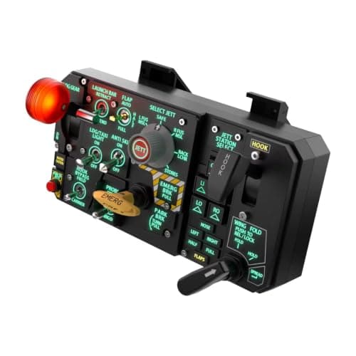 HGFYE Flight Simulator Pro Flight Radio Panel Joystick, Throttle, Rudder Controller Peripherals Professional General Aviation Control Play Unit Game Simulators With Realistic Experienc
