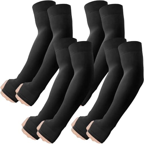 ROXUN Arm Sleeves with Thumb Hole, UV Protection Cooling for Men/Women