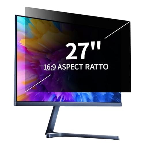 Kelepu 27 Inch Computer Privacy Screen Filter, 16:9 Widescreen Monitor
