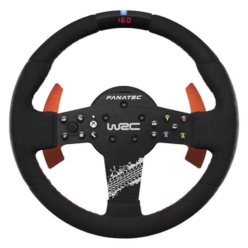 Fanatec CSL Elite Officially Licensed WRC Xbox Rally Sim Racing Steering Wheel – Alcantara® Grip, RevStripe™ LED Display, Removable Paddles, Plug-and-Play for PC, Xbox Series X|S, Xbox One | Alcantara coating, LED RevStripe, Removable Paddle, Plug-e-Play for PC, PS5, PS4, Xbox Series X|S, Xbox One
