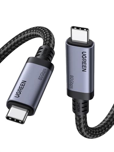 UGREEN 240W USB C to USB-C Cable USB4 Gen4 80Gbps, 1M