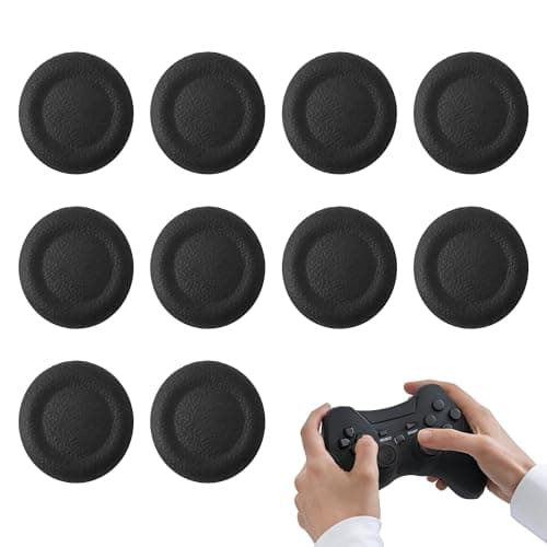 10PCS Thumb Grip Joystick Caps for PS5/PS4 Controller, Silicone Non-slip Controller Grips, Joystick Controller Performance Replacement Compatible with PS5, PS4, Series X/S Switch Pro
