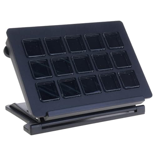 LCD Controller Keyboard with Scene Switching Functions Operating Hotkeys for Stream Control Panel Live Streaming Control Pad for Content Creators