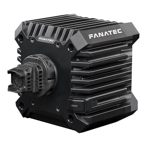 Fanatec CSL Sim Racing DD QR2 Steering Wheel Base – 5 Nm Direct Drive, FluxBarrier Force Feedback, QR2 Motorsport Quick-Release System, Tuning Menus, Plug-and-Play – PC