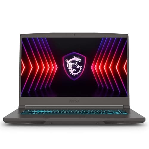 MSI Thin 15 Gaming laptop -(15.6" FHD 144Hz Panel, Intel Core i5-13420H, NVIDIA GeForce RTX 4050, 8GB*2 RAM, 512GB NVMe PCIe SSD, Windows 11 Home) - Cosmos Gray