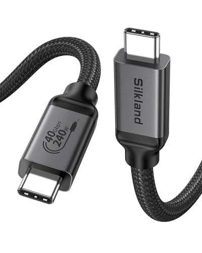 Silkland Certified USB4 Cable for Thunderbolt 4 Cable 1M