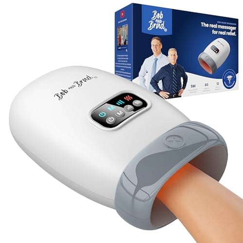 BOB AND BRAD H60 Hand Massager with Heat and Compression for Arthritis
