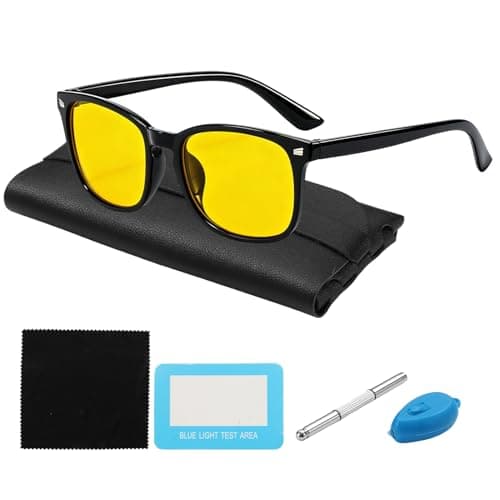 Blue Light Blocking Glasses, Anti Glare Computer Glasses for Anti Eyestrain
