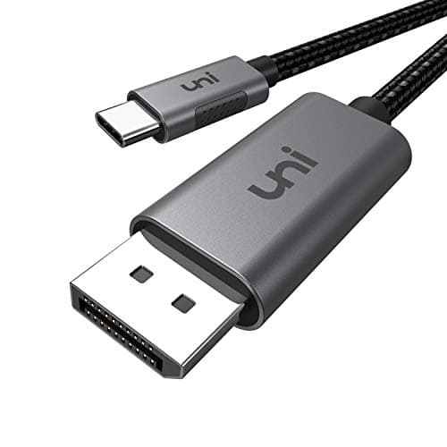 uni USB C to DisplayPort Cable (4K@60Hz, 2K@144Hz), 3m Thunderbolt 3/4 to DisplayPort Cable, Compatible with MacBook Pro, MacBook Air, iPad Pro, XPS 15, Surface Book etc.