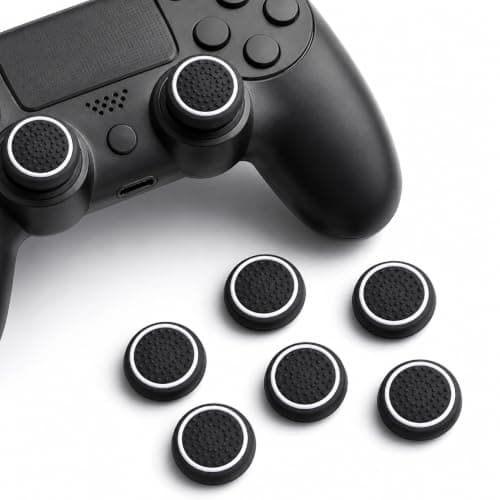 Controller Thumb Grips 6 Pack Silicone Stick Caps for PS Xbox Switch
