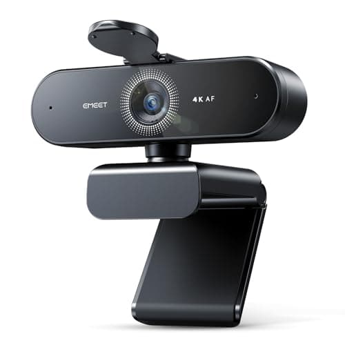 EMEET NOVA 4K Webcam for PC - Ultra 4K HD, Dual Noise-Cancelling Mics