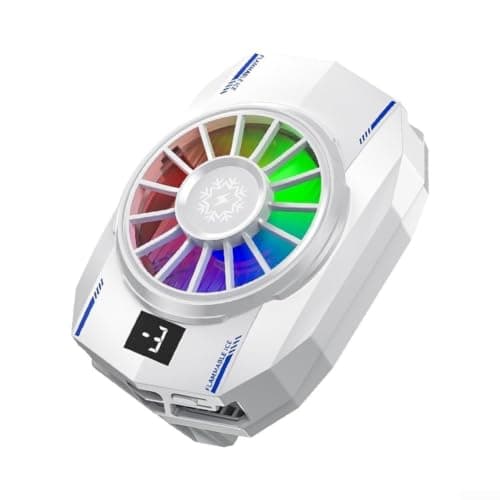 Linhexis Rechargeable Phone Cooler with LED Fan for Gaming Use