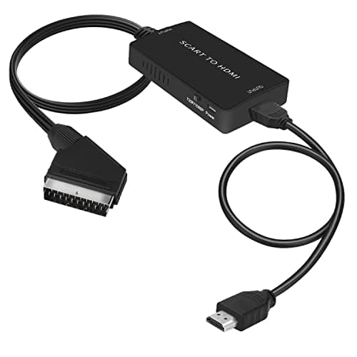 uhddadi Scart to HDMI Converter with HDMI Cable,Scart HDMI Adapter
