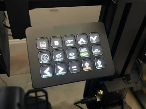 Desk Mount for Stream Deck MK2 – Compact Stand Holder for Elgato Stream Deck MK.2 – Sturdy Black Bracket for Creators & Streamers – Non-Metallic, Lightweight Build (Device Not Included)
