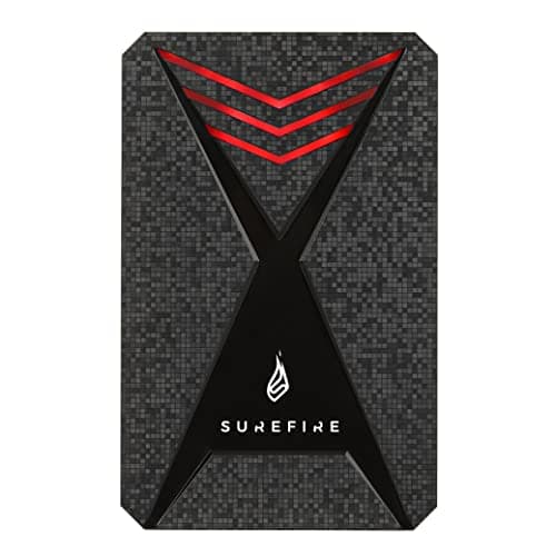 Surefire Gaming SSD 2.5" I 1 TB I external SSD I USB-C adapter I Windows & MacOSx I read/write speeds up to 450MB/s or 430MB/s I PC & Playstation & XboxI powered by Verbatim