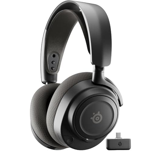 SteelSeries Arctis Nova 7 Wireless Gen 2 - Wireless Gaming Headset for PC - Compatible with PC, PS5, Switch & more - Mobile App Control - 50+ HR with Fast Charge - Mixable 2.4GHz/Bluetooth - Black