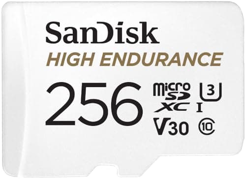 SANDISK 256GB HIGH Endurance microSD Card + Adapter