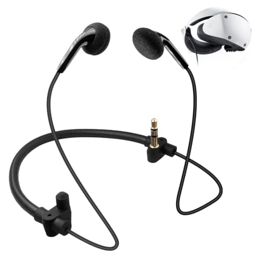 sciuU Gaming Earbuds compatible with PlayStation PS5 VR2 | Replacement Stereo Earphones compatible with Sony PS5 PS VR 2 Headset