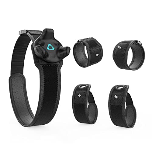AMVR Tracker Belt + 2 Wristband Straps + 2 Palm Straps Full Body Tracking for HTC Vive Trackers 3.0/2.0 VR Bundle, Vive Tracker Accessories (5-Piece Set)