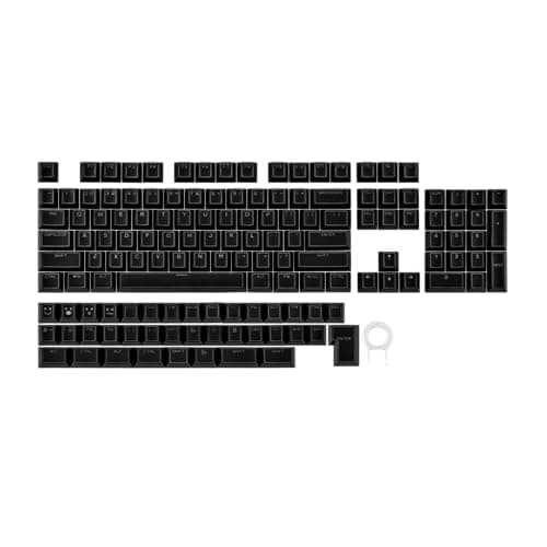 EPOMAKER Glintrix PBT Shine Through Keycaps, Lines & Keys Backlit, Double Shot, Cherry Profile, 60%/75%/96%/Full Size, Custom Keyboard Key caps Set for Mechanical Gaming Keyboard