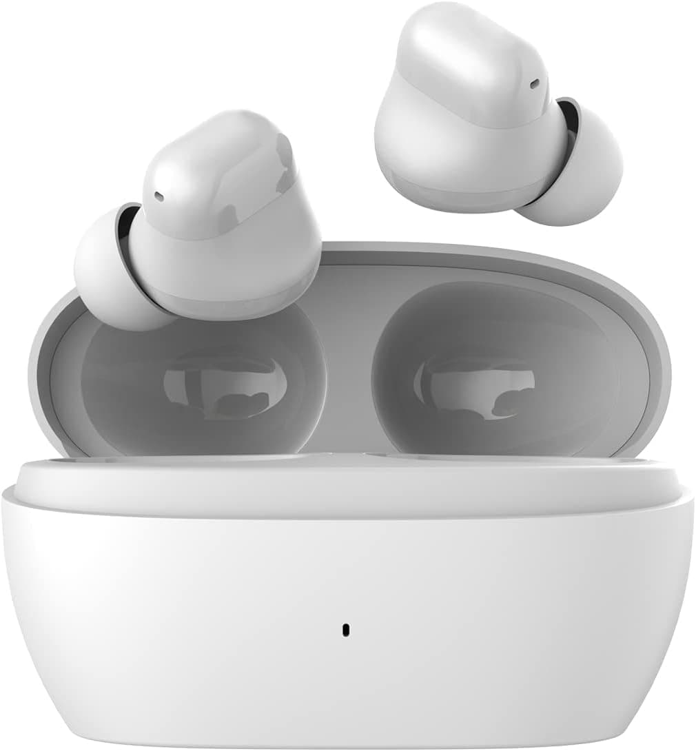 Wireless Earbuds, 1MORE omthing AirFree Buds True Wireless Headphones, Bluetooth 5.3 Earbuds with Adjustable EQ, 44H Playtime In-Ear Headphones, Earphones with DNN Noise Cancelling Microphone, White