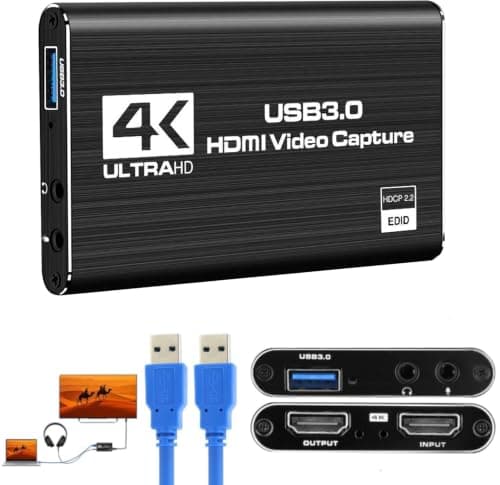 4K HDMI Video Capture Card USB 3.0 Gaming Capture Card Full HD 1080P