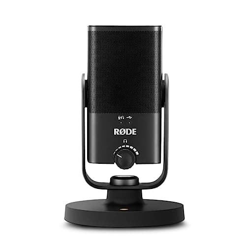 RØDE NT-USB Mini Versatile Studio-quality Condenser USB Microphone with Free Software for Podcasting, Streaming, Gaming, Music Production, Vocal and Instrument Recording | Free Software for Podcasting, Streaming, Gaming, Music Production, Vocal and Instrument Recording, Black