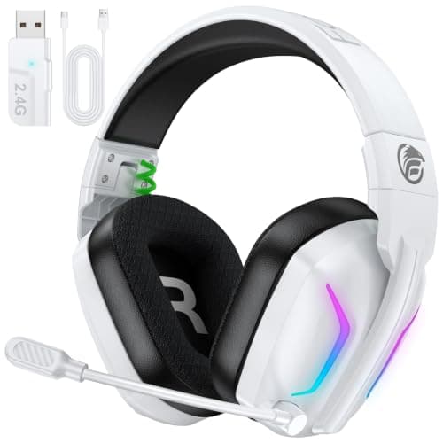 Fachixy Wireless Gaming Headset for PS5, PS4, PC, Switch & Mac
