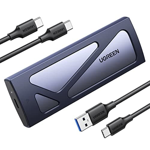 UGREEN M.2 NVMe SSD Enclosure, 10Gbps Aluminum NVMe Enclosure, Tool-Free