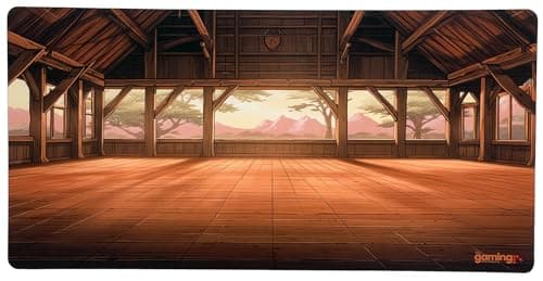 The Gaming Mat Company Single Player MTG Playmat & Gaming Mouse Pad - 28" x 14" Dojo Gaming Mousepad Compatible with Magic The Gathering Playmats MTG Cards Gaming Mouse Mat Large Mouse Pad