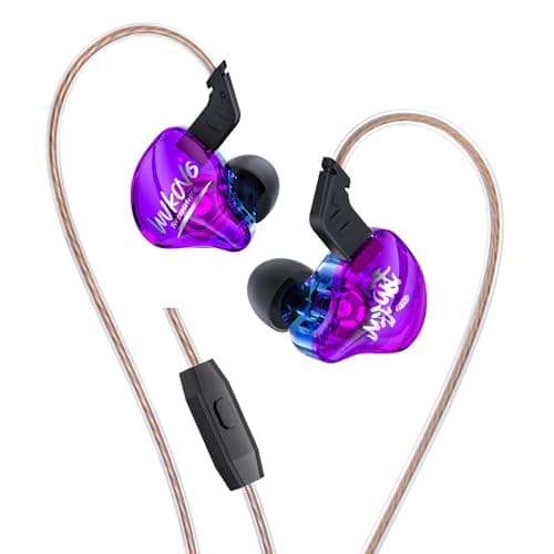 Yinyoo KBEAR MONKIE K01 Wired Gaming Earbuds,1DD Lightweight Gaming In Ear Monitor with 3.5mm Plug, HIFI Immersive Bass in Ear Headphones Wired Earphones Compatible with PC,PS5, Xbox,Switch