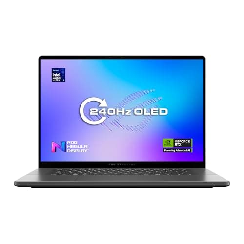 ASUS ROG Zephyrus G16 GU606AW Gaming Laptop | 16.0" 2.5K OLED 240Hz | Intel Core Ultra 9 386H | NVIDIA GeForce RTX 5080 | 32GB RAM | 2TB SSD | Windows 11