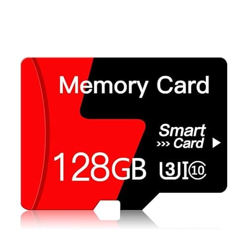 128GB Micro SD Card Memory Card With Adapter High Speed Class 10 For Smartphone,Camera,Security Cams,Tablet and Drone