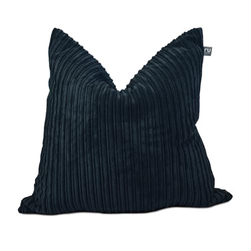 rucomfy Extra Large Adult Floor Cushion - Soft Corduroy - Navy