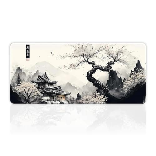 Non Slip Mouse Pad,900 x 400 mm Large Mouse Mat,Gaming Mousepad Waterproof,Keyboard Pad Mat with Stitched Edges and Non-Slip Rubber Base, Mouse Pad for Gaming or Office Work
