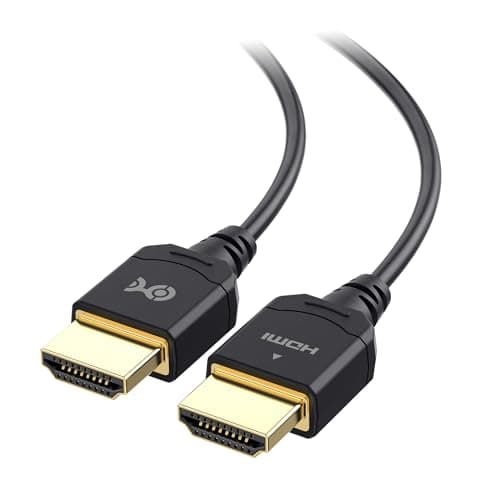 Cable Matters [Ultra High Speed HDMI Certified] Thin HDMI 2.1 Cable, 1.5m | 8K@60Hz / 4K@240Hz, 48Gbps, HDR, Dolby Vision, Slim, Compatible with PS5, Xbox Series X/S, Apple TV