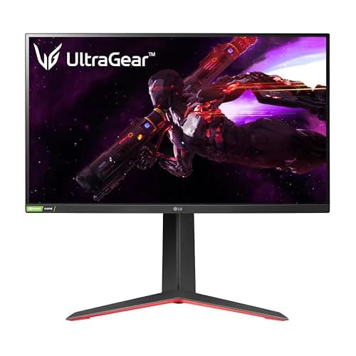 LG 27GP850-B Ultragear Gaming Monitor 27-Inch QHD (2560 x 1440) Nano IPS Display 1ms Response Time 165Hz Refresh Rate NVIDIA G-SYNC Compatible AMD FreeSync Premium Tilt/Height/Pivot Adjustable Stand
