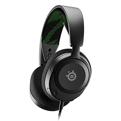 SteelSeries Arctis Nova 1X Xbox Series X/S Gaming Headset - Hi-Fi Drivers - 360° Spatial Audio - AirWeave Memory Foam Ear Cushions - Lightweight - Also compatible with PC, PS5, PS4 - Black