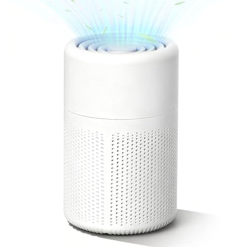 USB Air Purifier for for Bedroom Home,Quiet HEPA Filter Cleaner with Dual Filtration Portable Desktop Air Cleaner for Bedroom Office Car Compact Quiet Design,Dust Remove, Pet Dander, Odor