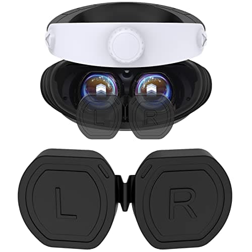 FYOUNG Soft Silicone Dust Proof & Anti-Scratch Protector Cover for PSVR 2 | Lens Protector Cover for PS VR2, Washable Protect Lens Sleeve for Playstation VR2 Headset Accessories
