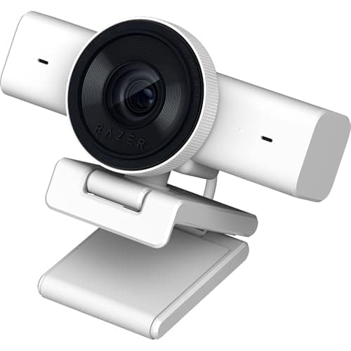 Razer Kiyo V2 X Webcam for Streaming and Meetings, 1440p 60 FPS, White