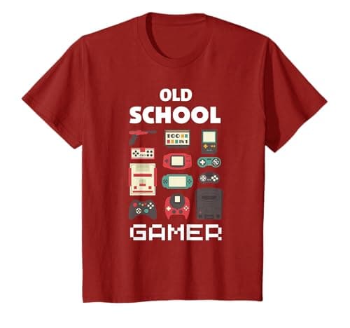 old school gamer men tee funny quote graphic design gamer T-Shirt