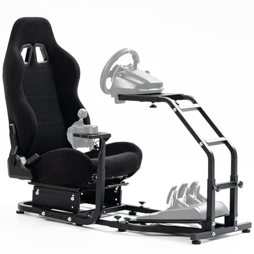 Minneer Racing Simulator Cockpit with Seat Professional Cockpit