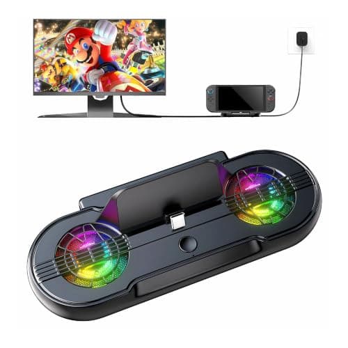 Switch 2 Dock for Nintendo Switch 2, 4K HDMI, RGB Lighting & One-Touch Mode
