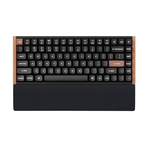 Keychron Silicone Wrist & Palm Rest – 317mm (12.48") for 75% Layout Mechanical Keyboards – Fits K2 / K6 / K2 Pro / K6 Pro / K2 Max / K2 HE – Smooth-Touch Typing Support with Honeycomb Non-Slip Base